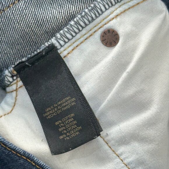 Frye Mens Mid-Rise Slim Fit Denim Jeans Size 30X31 Dark Wash - Picture 14 of 14